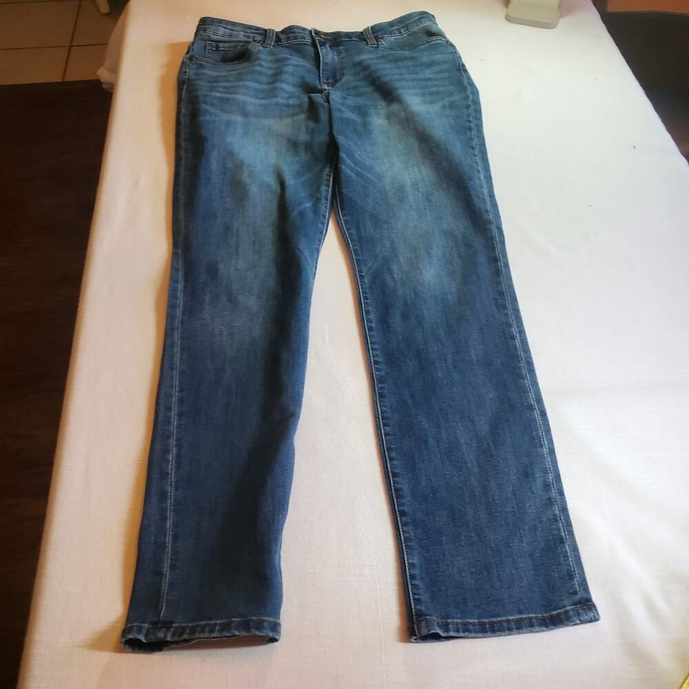 KUT from the Kloth Katy Boyfriend Jeans Womens Size 6 Blue Denim Stretch Pants